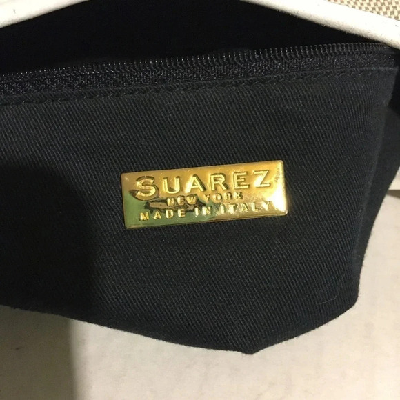 Suarez beige canvas/ leather shoulder handbag - Picture 8 of 8